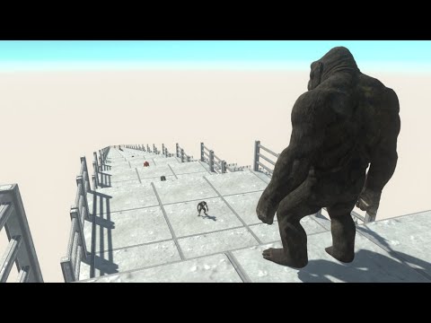 King Kong Death Fall From The Sky - Animal Revolt Battle Simulator