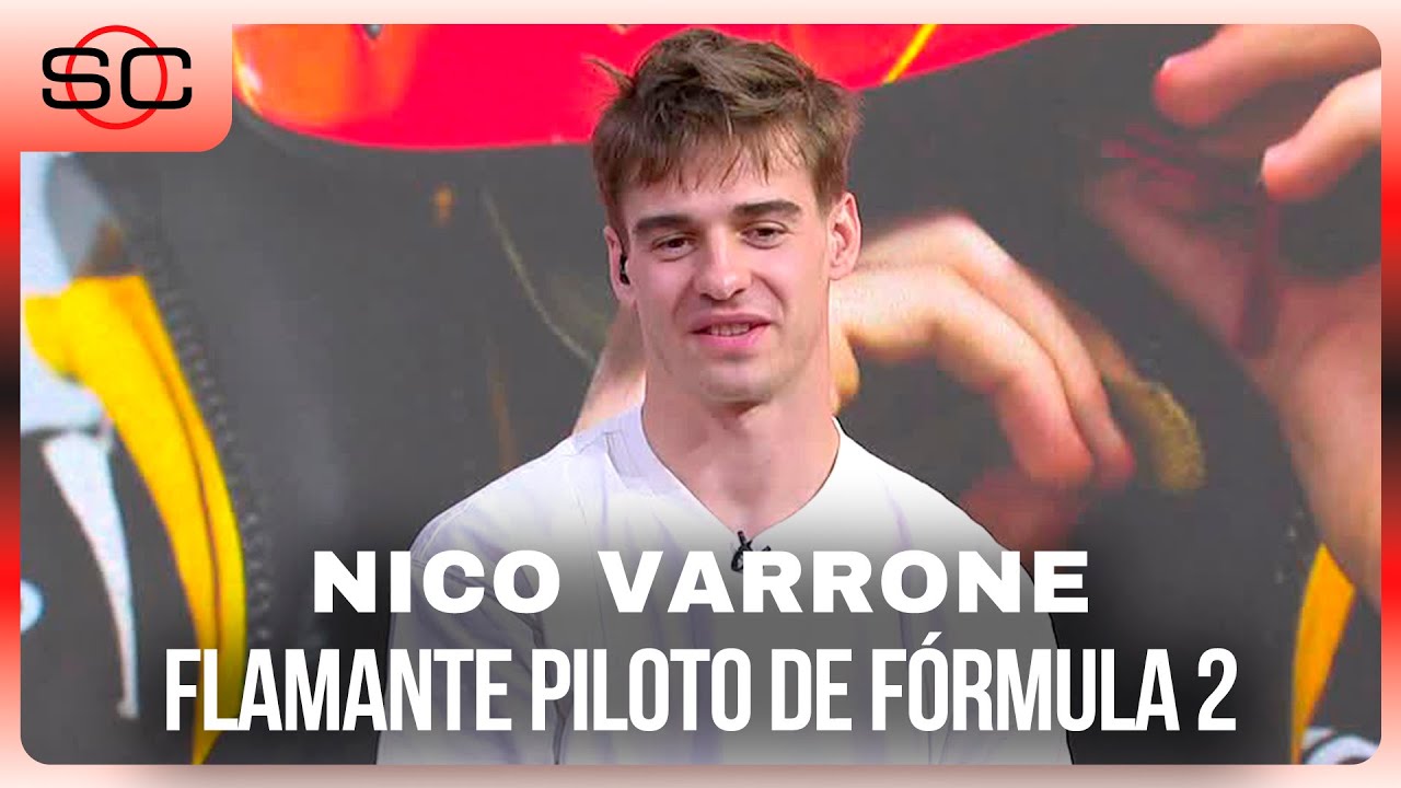 ¡NICO VARRONE, FLAMANTE PILOTO DE VAR EN LA FÓRMULA 2! Así lo contó el argentino en #SportsCenter