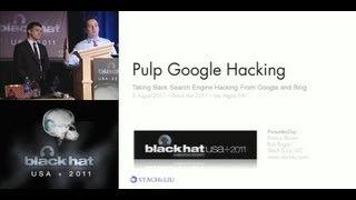 Pulp Google Hacking: Next Gen Search Engine Arsenal