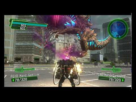 EDF 4.1 I dakka dakka Kaiju until it ran. Also some bombs too.