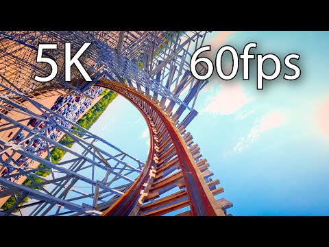 Hades 360 front seat on-ride 5K POV @60fps Mt. Olympus Water & Theme Park