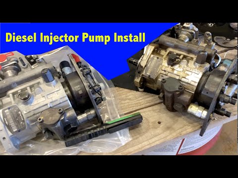 Perkins Injector Pump install Manitou M50 Forklift