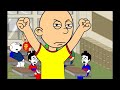 Caillou Gets Mad In Class GROUNDED