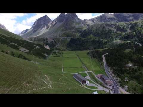 AgroVet-Strickhof Betriebsstandort Alp Weissenstein (Bergün GR) - Drohnenflug vom 06.08.2017