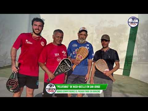 Pelotaris de Nico-Batlle participaron de Torneo en San Jorge