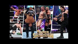 WWE Super Showdown Highlights 2019 HD - WWE Super 