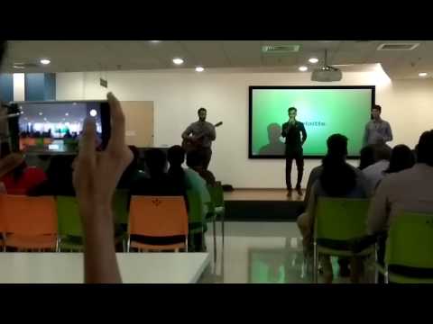 Zindagi song, from the movie Kites. Performed by me at my office event.