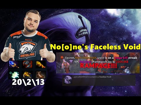 NOONE MID [Faceless Void] Rampage Max Attack Speed | Gameplay Dota 2