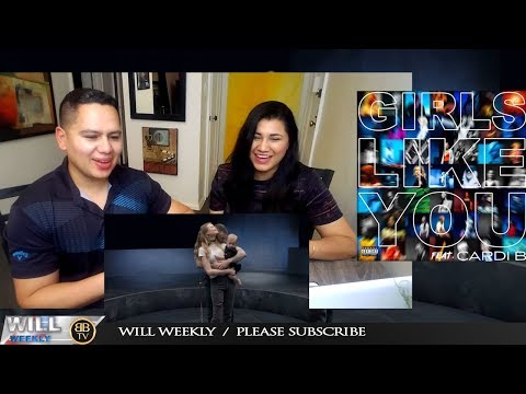 Maroon 5  Girls Like You ft  Cardi B Reaction !!