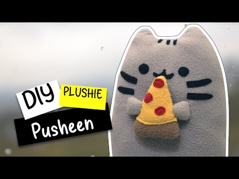 DIY Kawaii Pusheen Plushie! Pusheen plush toy (FREE Pattern) Tutorial