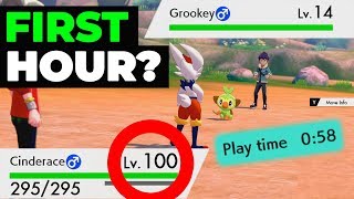 Is It Possible To Get Your Starter To Level 100 Within The FIRST HOUR Of Pokémon Sword And Shield?