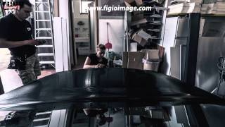 preview picture of video 'CAR WRAPPING - Figio wrapping VW Golf VII nero spazzolato (black brushed)'