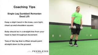 356. Single Leg Dumbbell Romanian Dead Lift