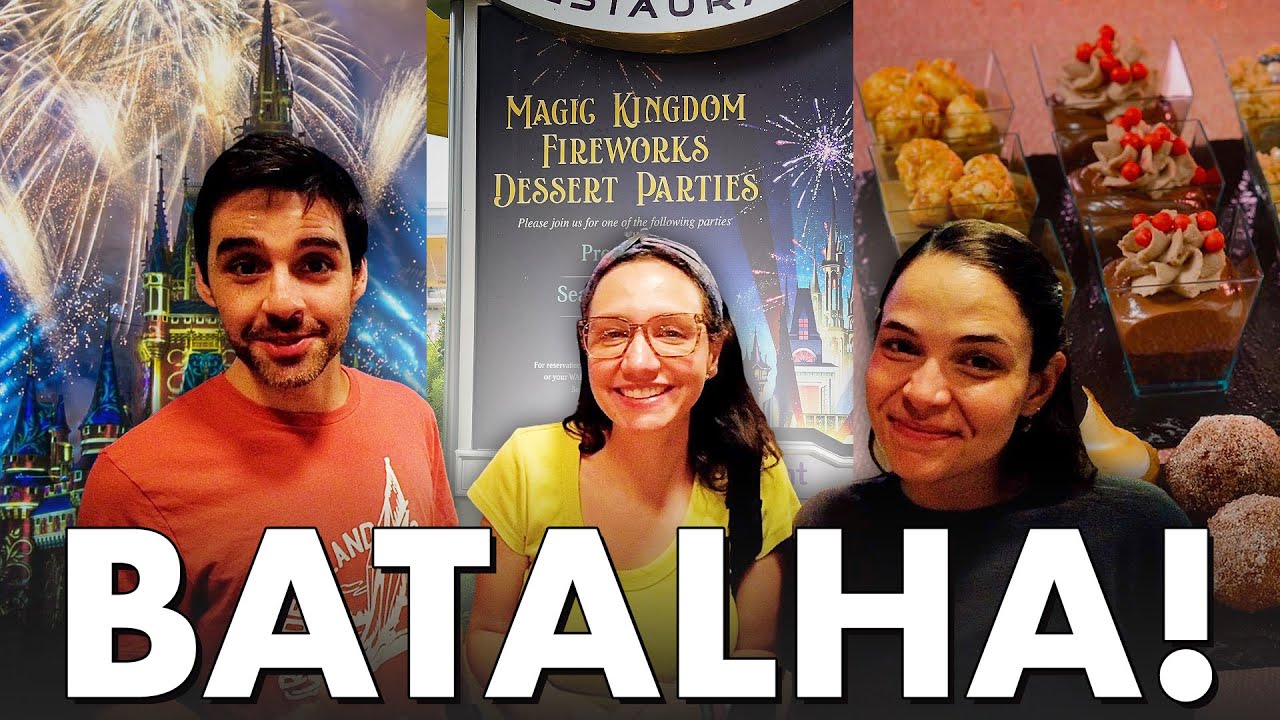 MELHOR VISTA PARA O SHOW DE FOGOS DO MAGIC KINGDOM: VALE A PENA IR NAS DESSERT PARTIES?