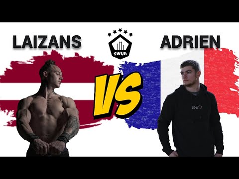 DANIELS LAIZANS VS ADRIEN DELPLACE - STREET WORKOUT ULTIMATE BATTLES V WORLD CHAMPIONSHIP (SWUB V)