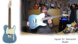Video thumbnail for Squier FSR Bullet Telecaster by Ryan's guitar stuff