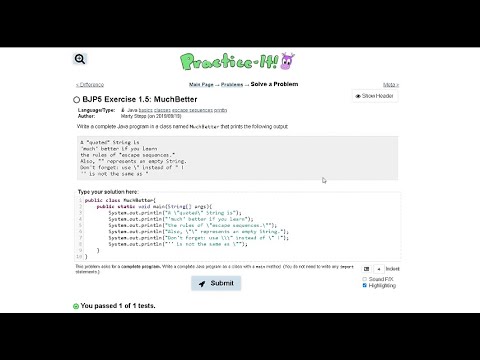 Java Practice It Introduction To Java Programming Exercise 1 5 Muchbetter