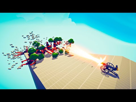 Weapon of the God Gatling no one will pass!⚔| TABS - Totally Accurate Battle Simulator