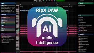 Video thumbnail for RipX DAW. AI: Audio Intelligence by RipX