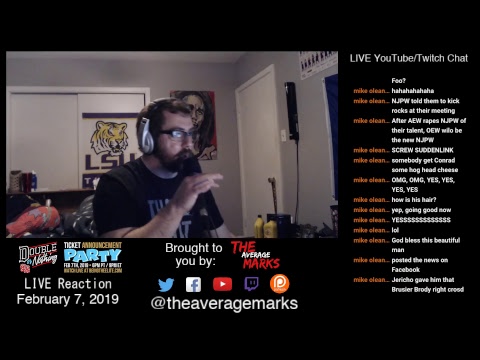 AEW Double or Nothing Ticket Announcement Party LIVE Reactions