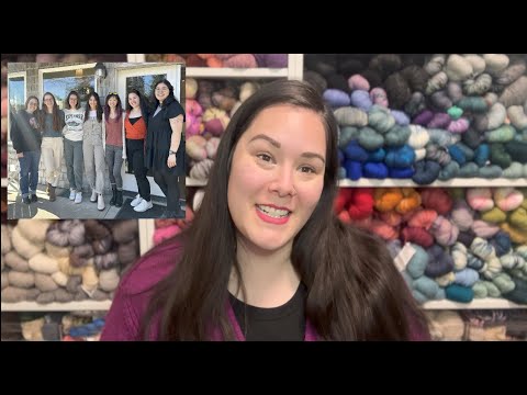 a_knotty_mess Knitting Diary: Episode 32 - EKF @ La Mercerie & My Finished Calm Down Cardigan