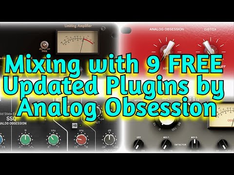 9 FREE VST Plugins by Analog Obsession Updated - JAMP, SSQ, OSS, Distox, Merica, Combox, Varimoon