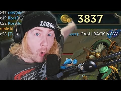 Mordekaiser but it's just trying to back for like 6 straight minutes