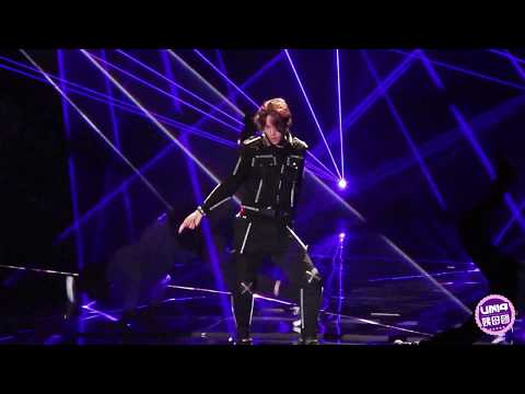 [FANCAM]【UNIQ姨母团】180331  浙江卫视春季盛典年輕造未來 UNIQ(유니크) 王一博 極光漫步   YIBO DANCE