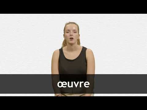 How to pronounce ŒUVRE in French