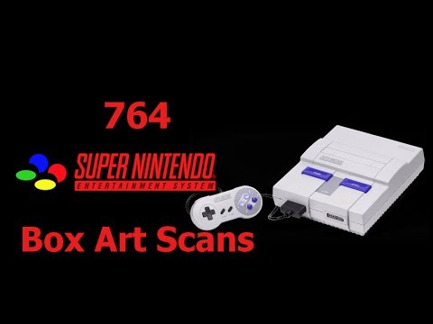 764 Super Nintendo Box Art Scans