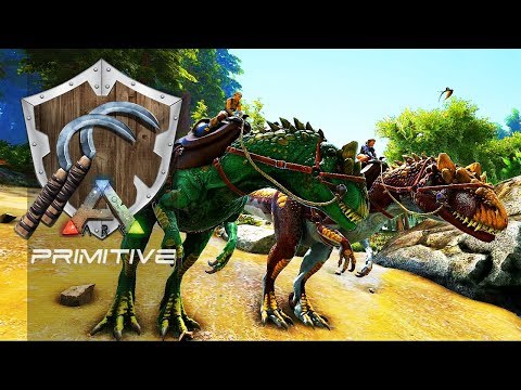 ARK PRIMITIVE T2 EP27 - Allossauros, Saimos e Dominamos O Mapa!