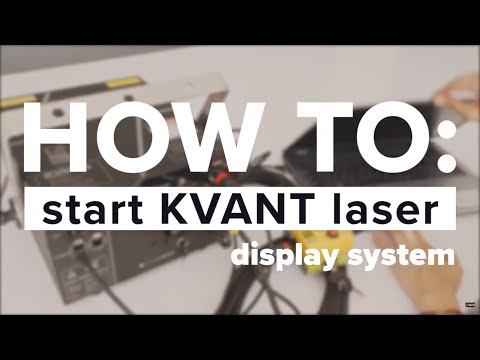 Wie nehme ich einen  Kvant ClubMax Laser in Betrieb?