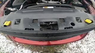 How to Lift the Hood Up in Dodge Ram 1500 II ( 2019 - now ) - Open Bonnet by Lever