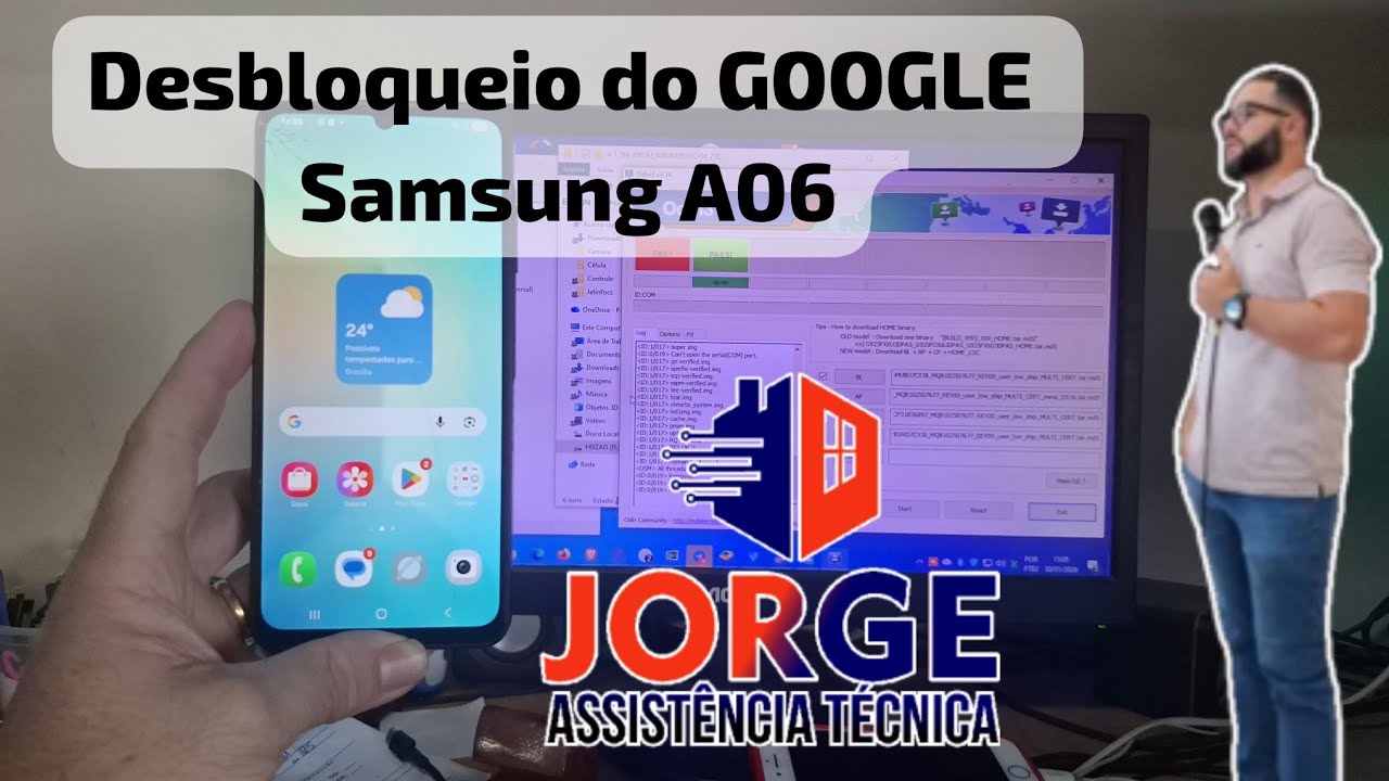 Desbloqueio do GOOGLE Samsung A06 Binario 4