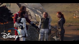 BLACK WIDOW Disney Plus Release Date - Marvel Studios Disney +