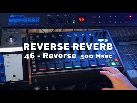 Alesis Midiverb II 16-Bit Digital Effects Processor 1990s - Black image 9