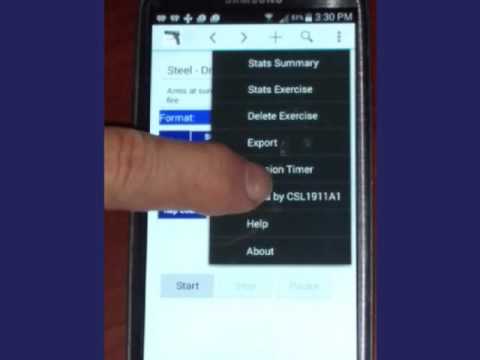 Dry Fire Par Time Tracker Video