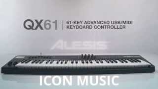 Video thumbnail for Alesis QX61 Advanced USB MIDI Keyboard Controller available at ICON MUSIC by Icon Music