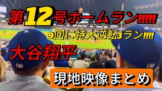 【現地映像まとめ】大谷翔平 第12号の特大3ランホームラン🔥 #大谷翔平 #大谷 #ドジャース #ホームラン #今日の大谷さん #盗塁 #現地映像 #第12号 #12号 #佐々木朗希 #Dバックス