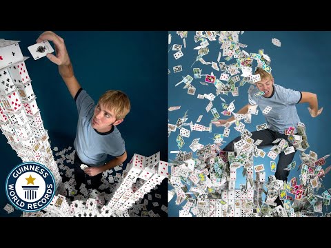 How I became the world’s best card stacker - Guinness World Records