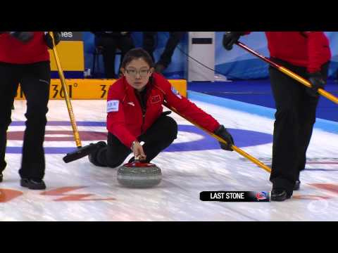 CURLING: CHN-CZE Olympic Qual 2013 Women Draw 3 HIGHLIGHTS