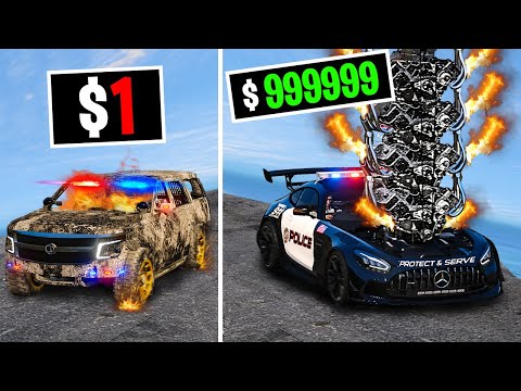 Upgrading Cheapest to Expensive Cop Car on GTA 5 RP