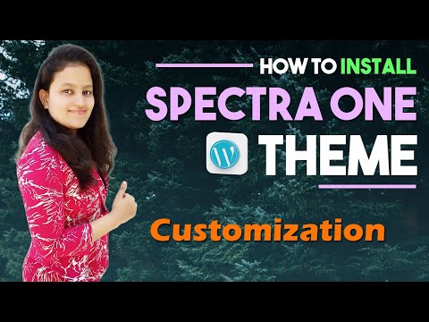 Spectra One WordPress Theme | Spectra One Theme Customization