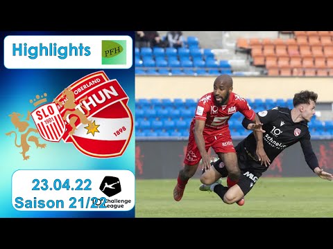 Highlights: FC Stade - Lausanne - Ouchy vs FC Thun (23.04.22)