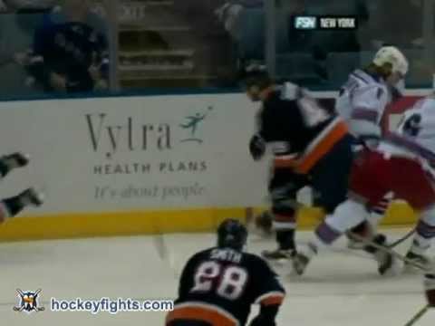 Colton Orr vs Eric Godard Mar 29, 2006