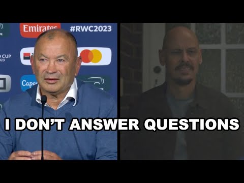 I DON'T ANSWER QUESTIONS - EDDIE JONES DOES A RAY SHOESMITH