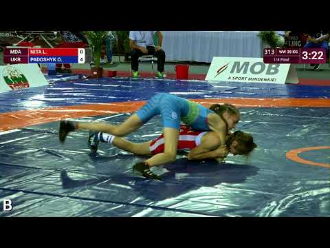 1/4 WW - 39 kg: L. NITA (MDA) v. O. PADOSHYK (UKR)