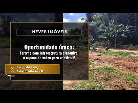 Vendo Terreno no bairro Retiro de Paty em Paty do Alferes - RJ