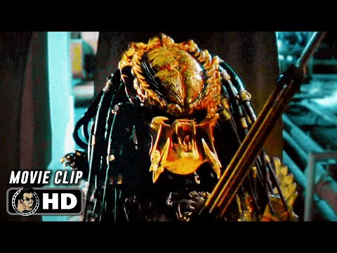 Slaughterhouse Battle Scene | PREDATOR 2 (1990) Movie CLIP HD