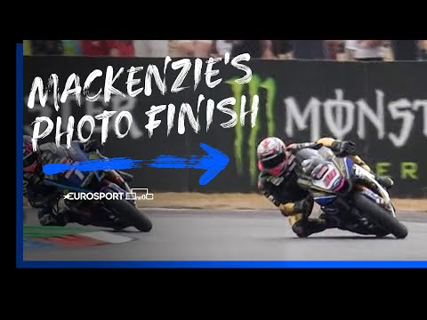 Tarran Mackenzie Narrowly Wins Race Three | 2022 British Superbike Championship- Round 6 | Eurosport